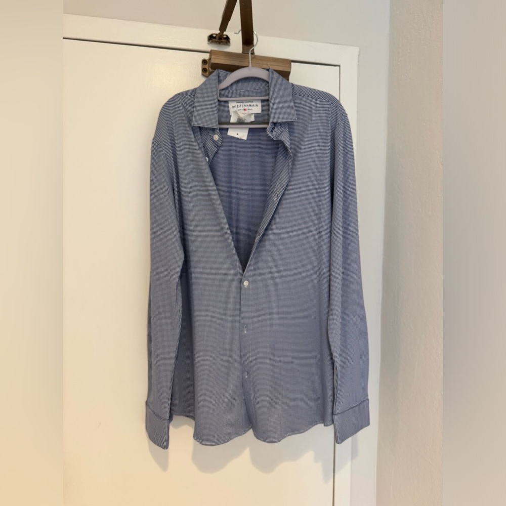 Mizzen & Main - New Large Slim fit Dress Shirts